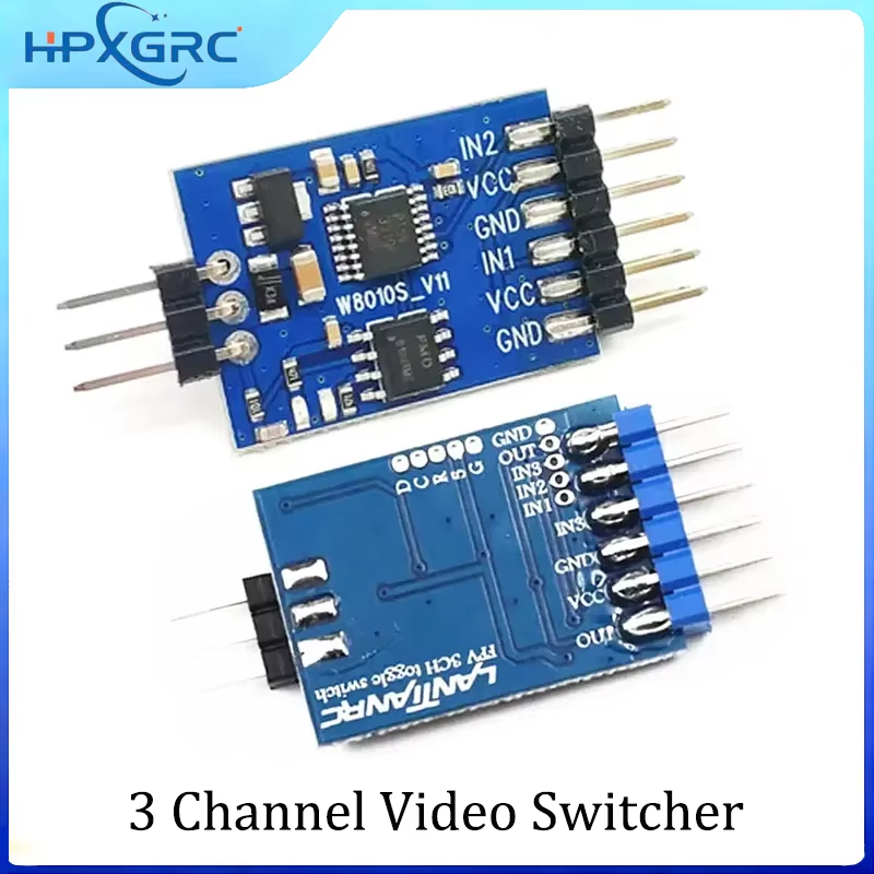Drone Rc Fpv Manual - 3 Channel Video Switcher Module for