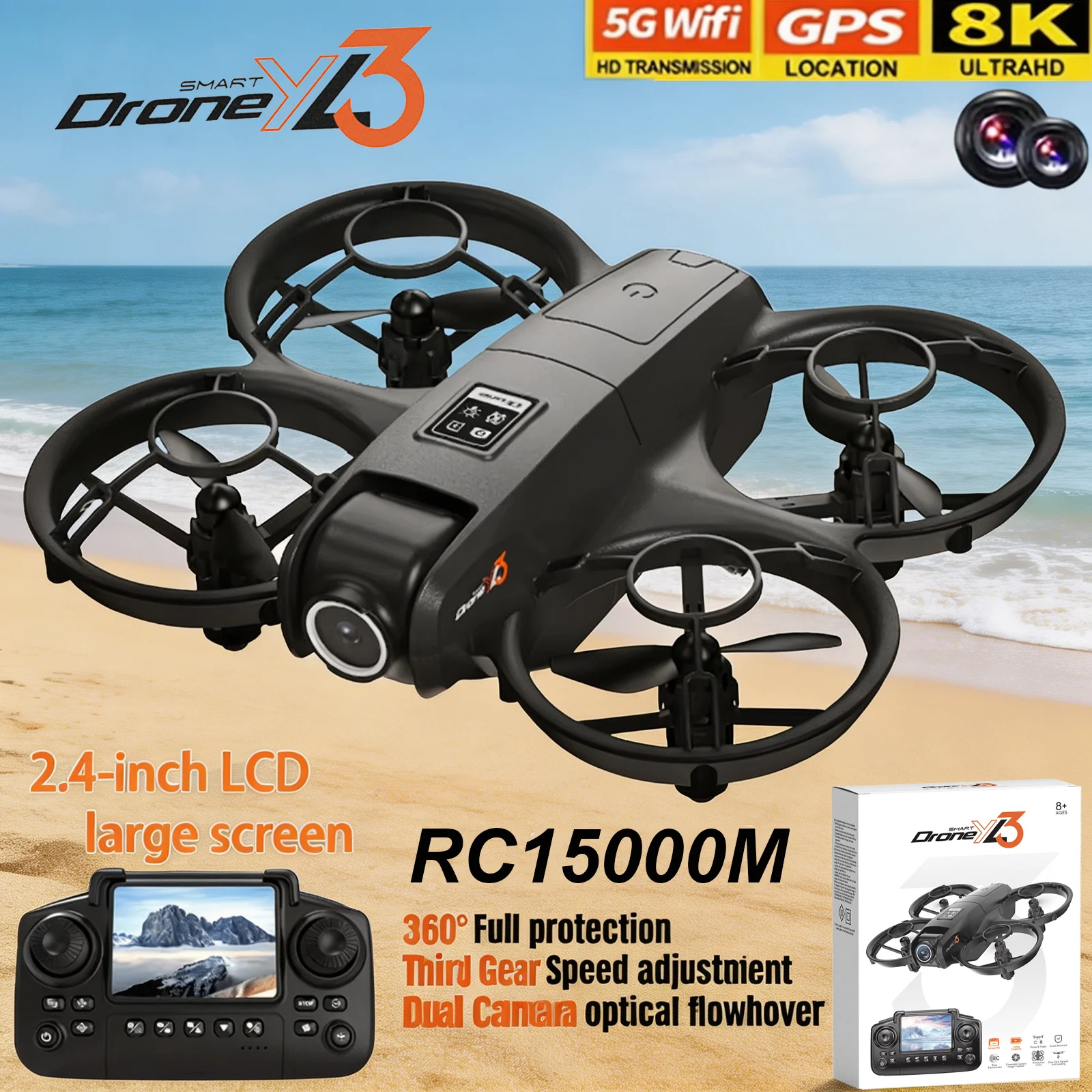 Drone Rc Plegable - New YL3 RC Drone 8K 1080P
