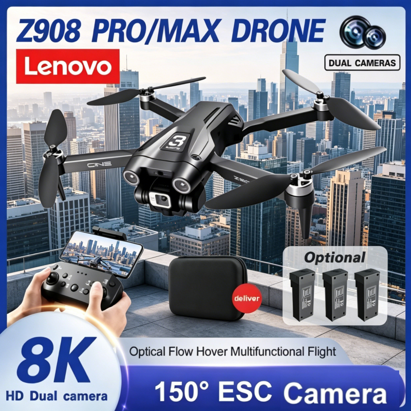 Drone Rc Folding - Lenovo Original Z908 Pro max Drone