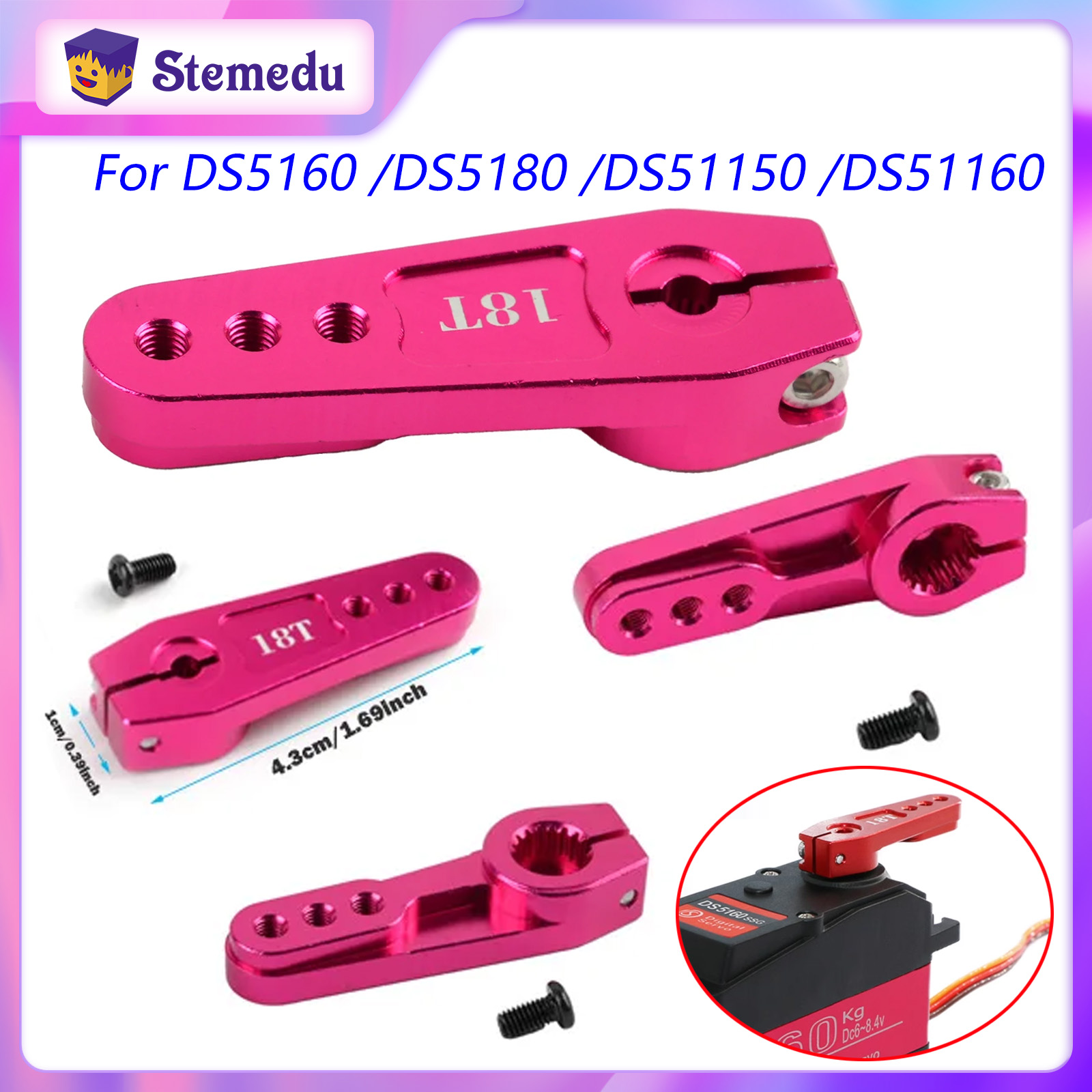 Rc Boat - Aluminum Alloy Metal 18T Gear Swing