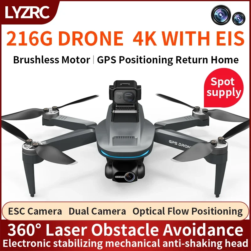 L200 PRO MAX Drone 4K 2-Axis P - Dron Rc Quadcopter recension och pris