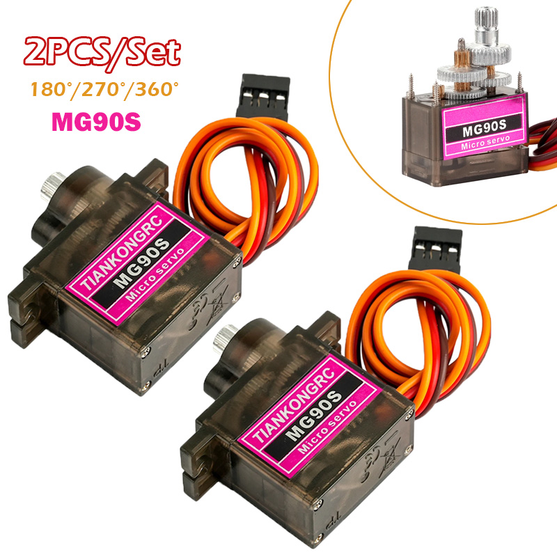 2PCS MG90S Full Metal Gear Mic - Drone Rcs recension och pris