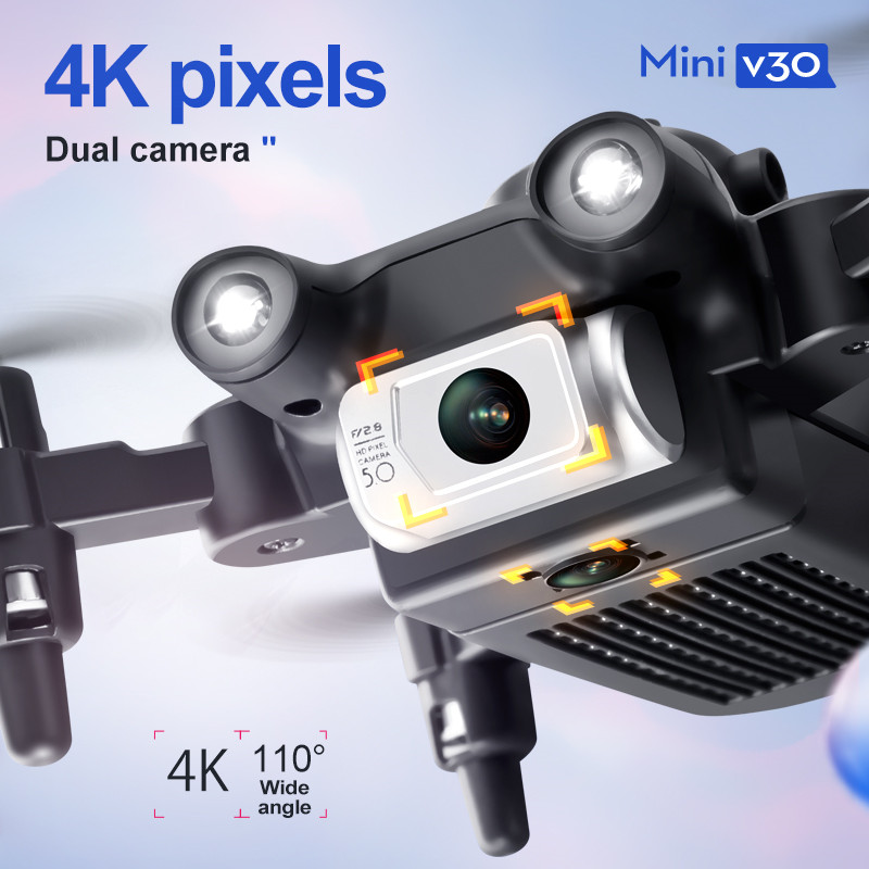 Mini V30 WiFi FPV Drone With 4 - Drone Without Rc recension och pris