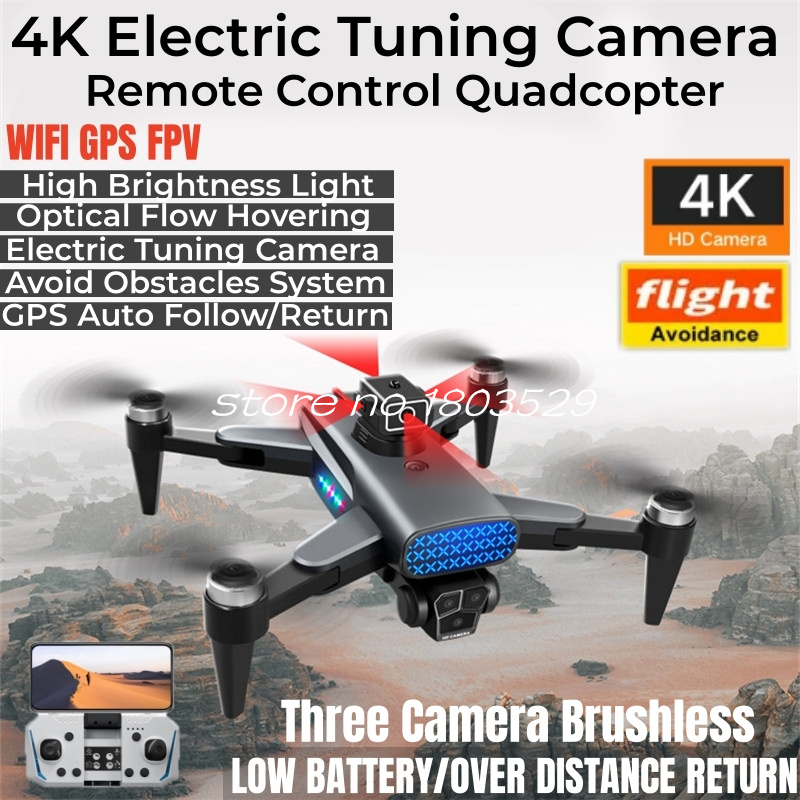 4K ESC GPS Follow Me Brushless - Drone Rc Fpv Manual recension och pris