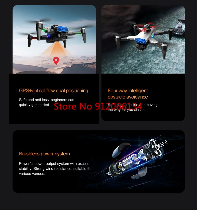 4K ESC GPS Follow Me Brushless - Drone Rc Fpv Manual recension och pris