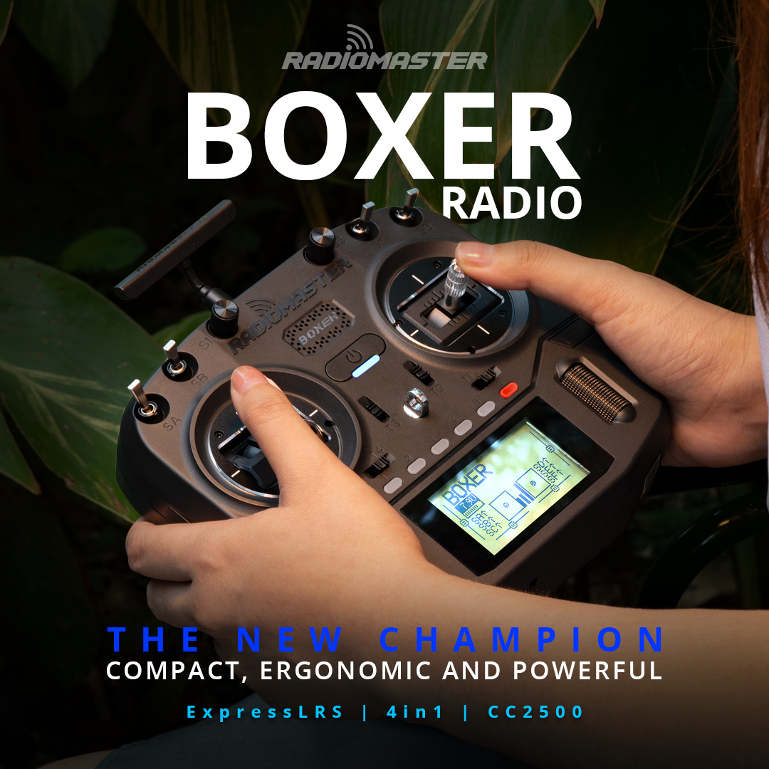 RadioMaster Boxer  2.4G 16ch H - Drone Rcs recension och pris