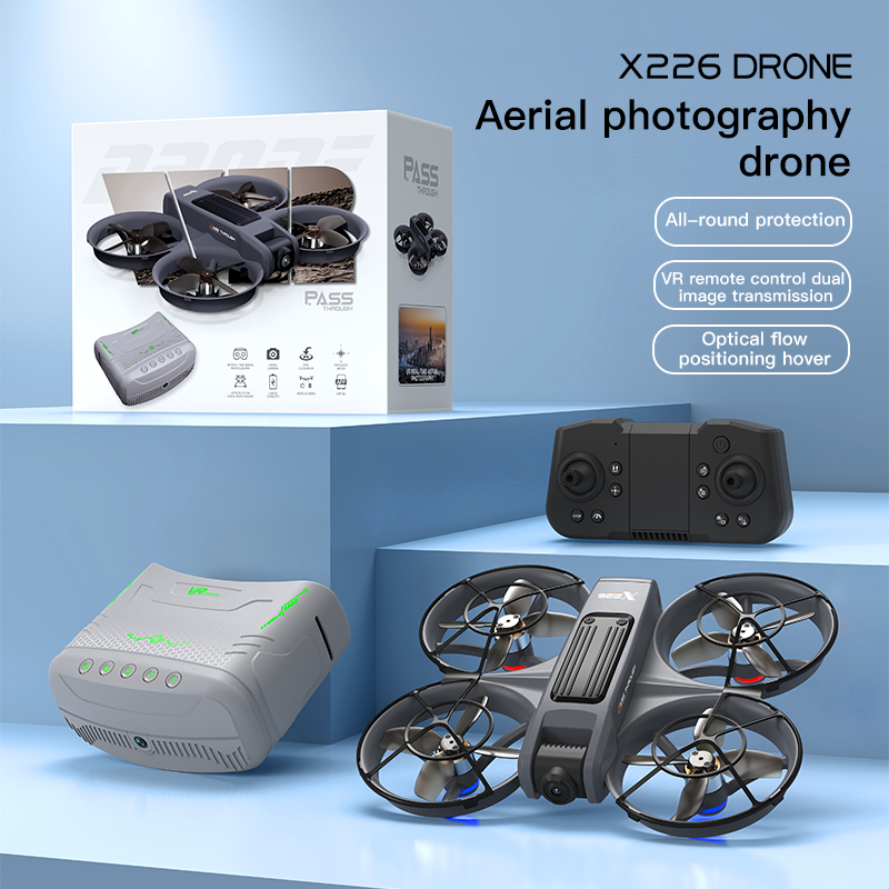 X226 VR FPV Drone 4K HD Dual C - Drone Vs Rc Helicopter recension och pris
