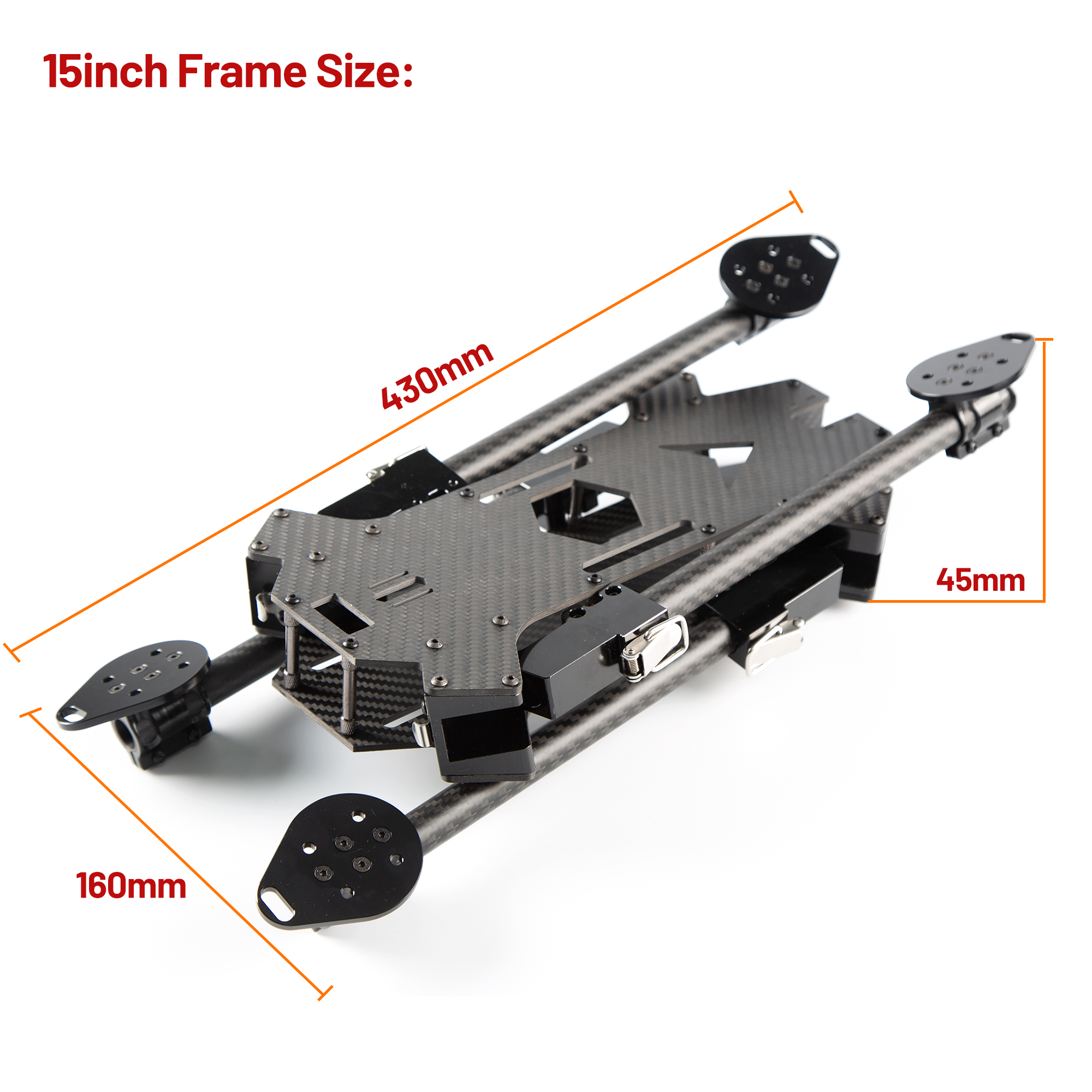 15inch /17inch FPV Carbon Fibe - Drone Rc Folding recension och pris