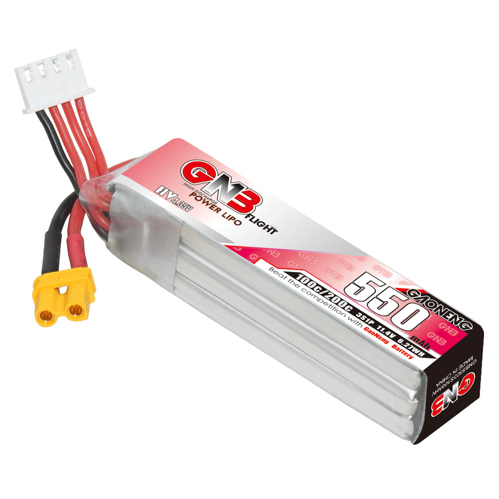 GNB HV 11.4V 550mAh 100C/200C  - Drone Rcs recension och pris