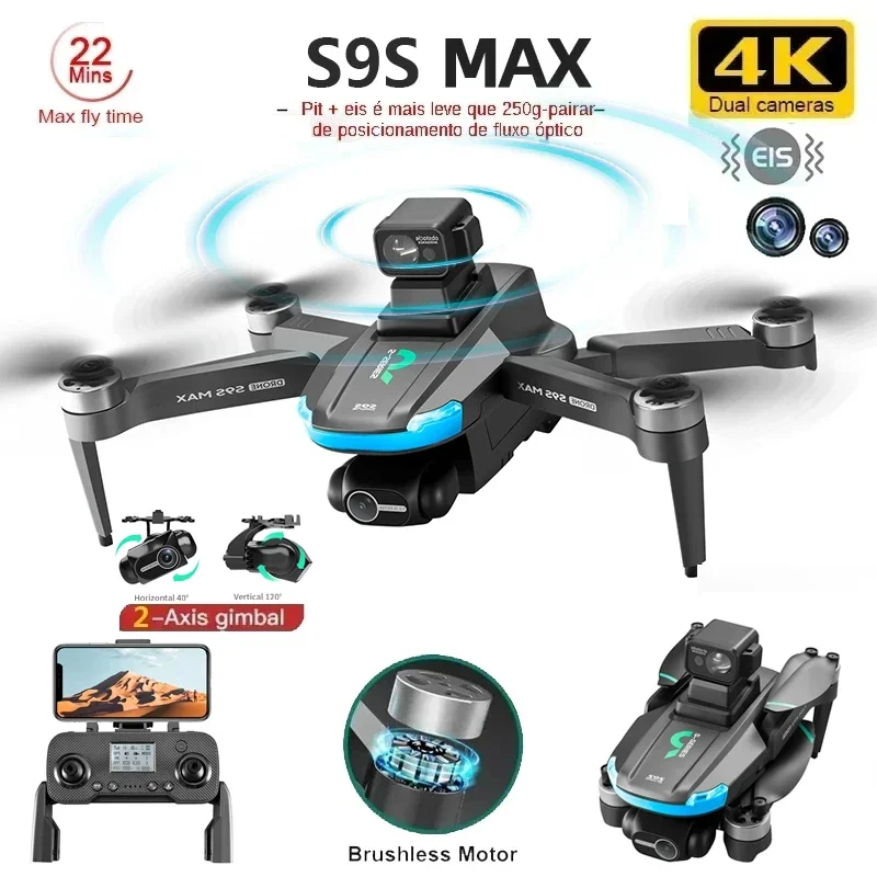 NEW S9S MAX MINI Drone 4K 2-Ax - Dron Rc Quadcopter recension och pris