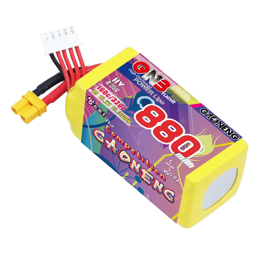 GNB 4S 880mAh 15.2V 160C/320C  - Drone Lipo Battery recension och pris
