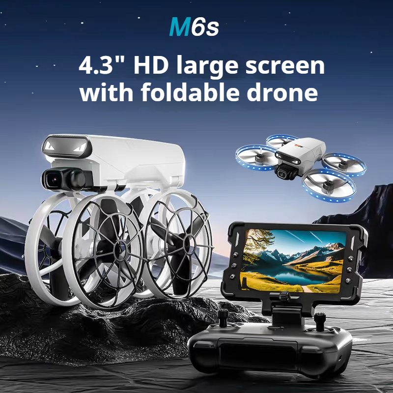M6s Folding Drone with Screen  - Drone Rc Folding recension och pris
