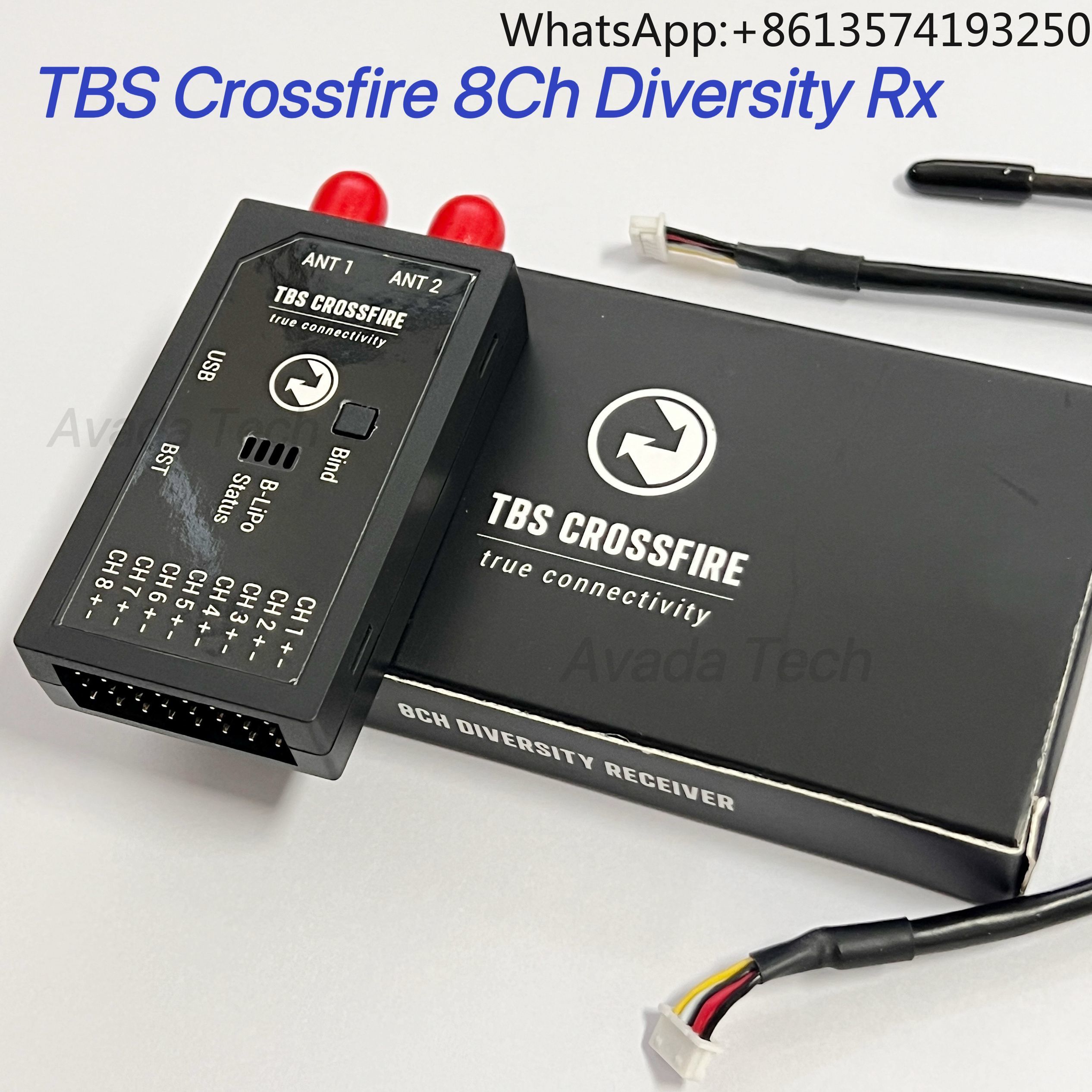 TBS CROSSFIRE 8CH DIVERSITY RX - Crossfire Receiver Rx recension och pris
