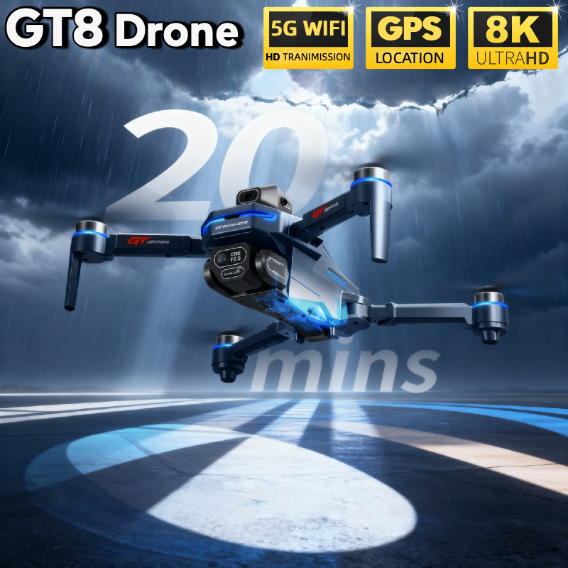 For Genuine GT8 Drone 4K Profe - Drone Rc Folding recension och pris