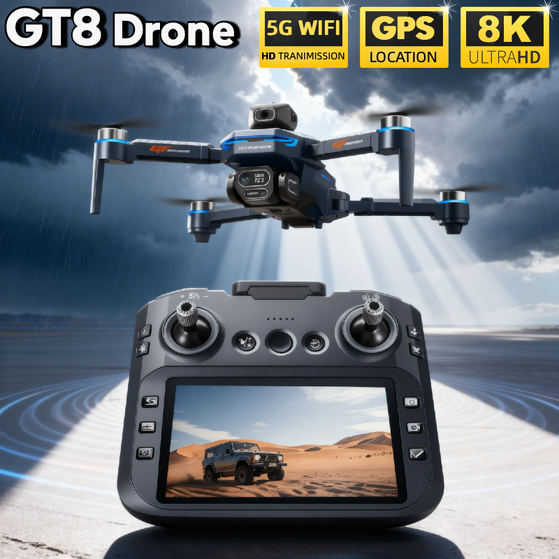 For Genuine GT8 Drone 4K Profe - Drone Rc Folding recension och pris