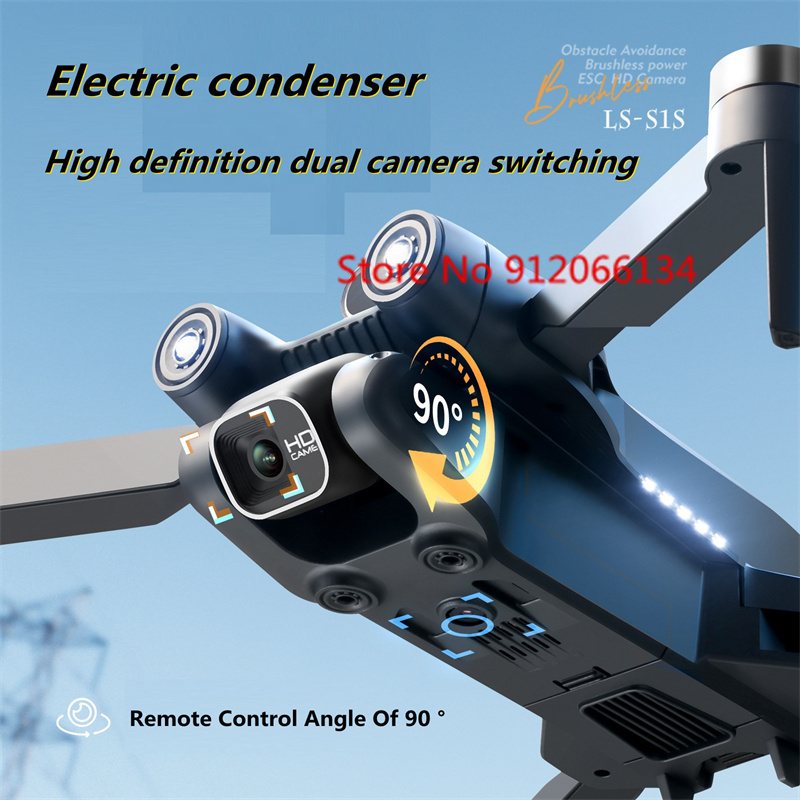 6K ESC Camera WIFI FPV Foldabl - Drone S1S Rc Quadcopter recension och pris
