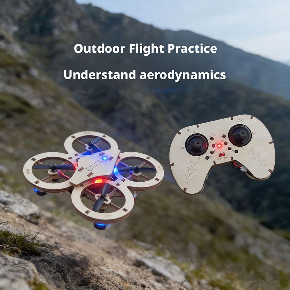 DIY Wooden RC Drone Quadcopter - Drone Rc Plegable recension och pris