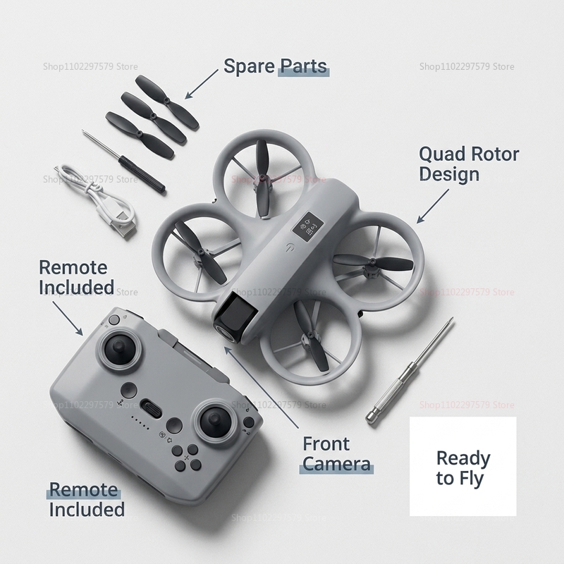 Mini Drone with 8K HD Camera F - Drone Without Rc recension och pris