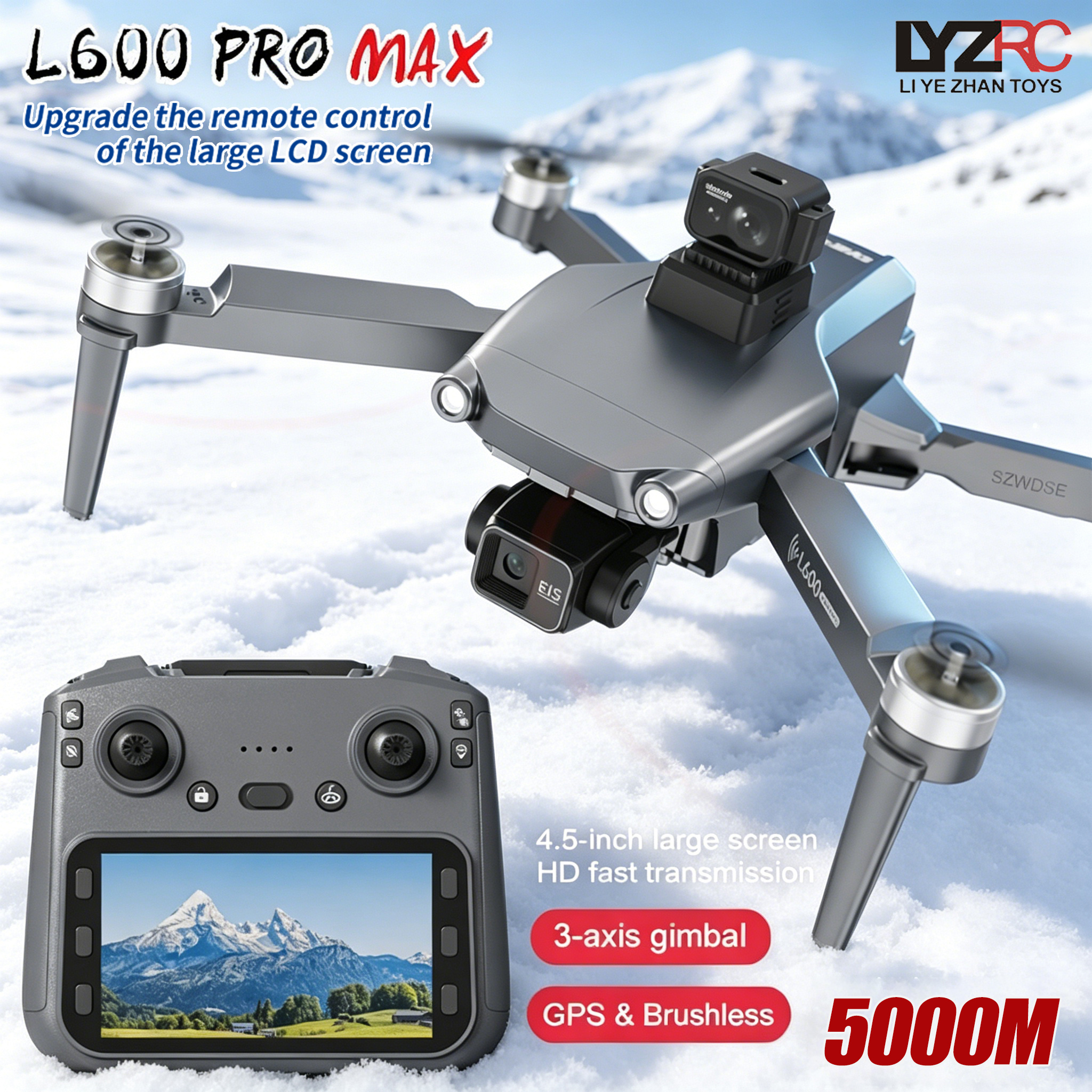 L600 MAX GPS Drone Professiona - Drone Rc Gps recension och pris