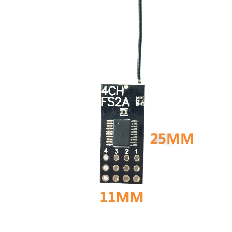 Flysky FS2A Mini Receiver 4CH  - Drone Rcs recension och pris