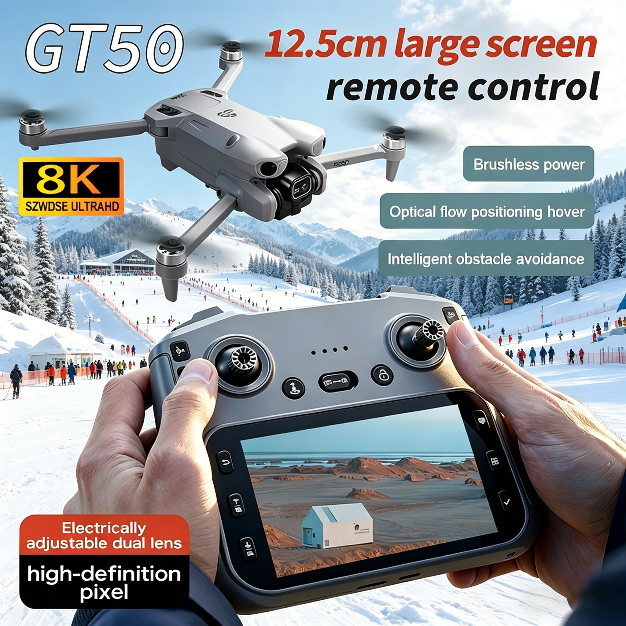 GT50 PRO MIni 5 pro RC Drone 8 - Drone Rc Plegable recension och pris