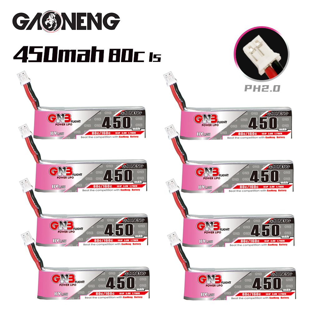 GNB HV 1S 3.8V 450mAh 80C/160C - Drone Rc Board recension och pris