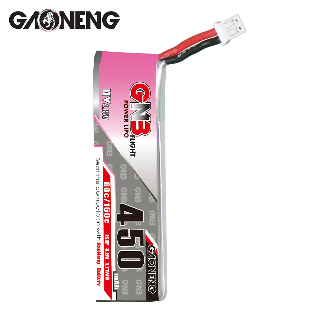 GNB HV 1S 3.8V 450mAh 80C/160C - Drone Rc Board recension och pris