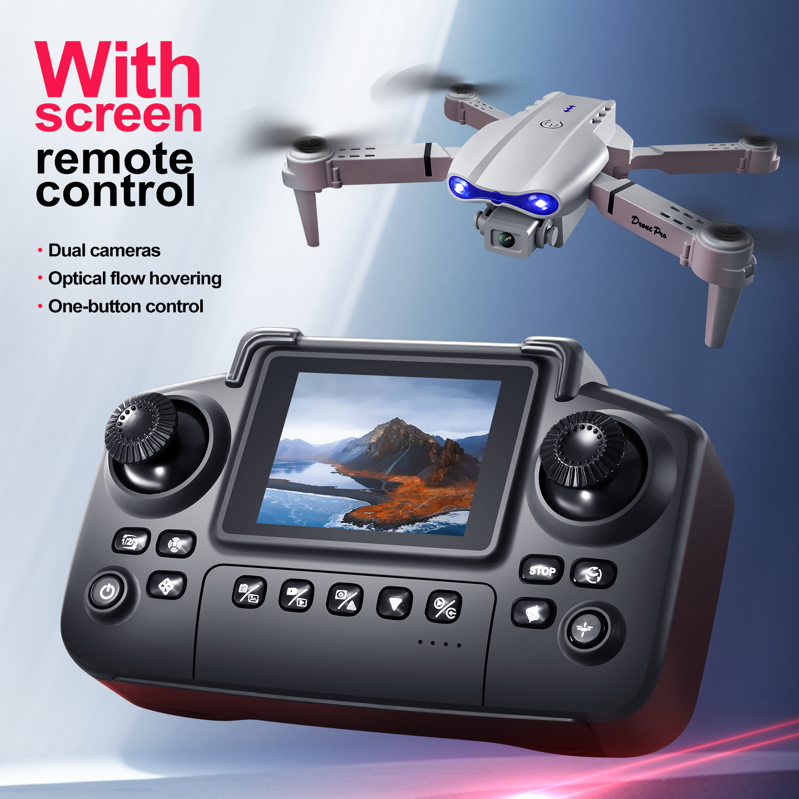 2025 New E88 E99 Upgraded Dron - Dron Rc Quadcopter recension och pris