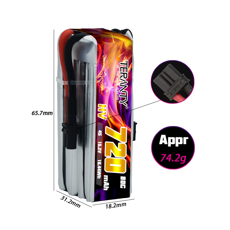 TERANTY 720mAh 4S 15.2V HV Lip - Drone Lipo Battery recension och pris