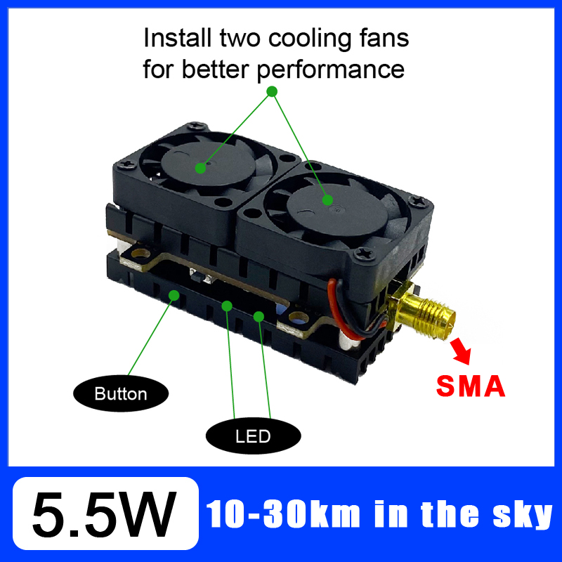 Long Range 5.8GHz 5.5W Video T - Drone Rc Board recension och pris