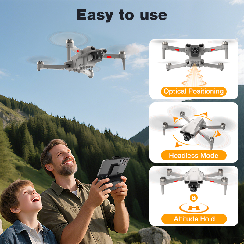 2026 Hot L017 Pro Drone Brushl - Drone Rc Gps recension och pris