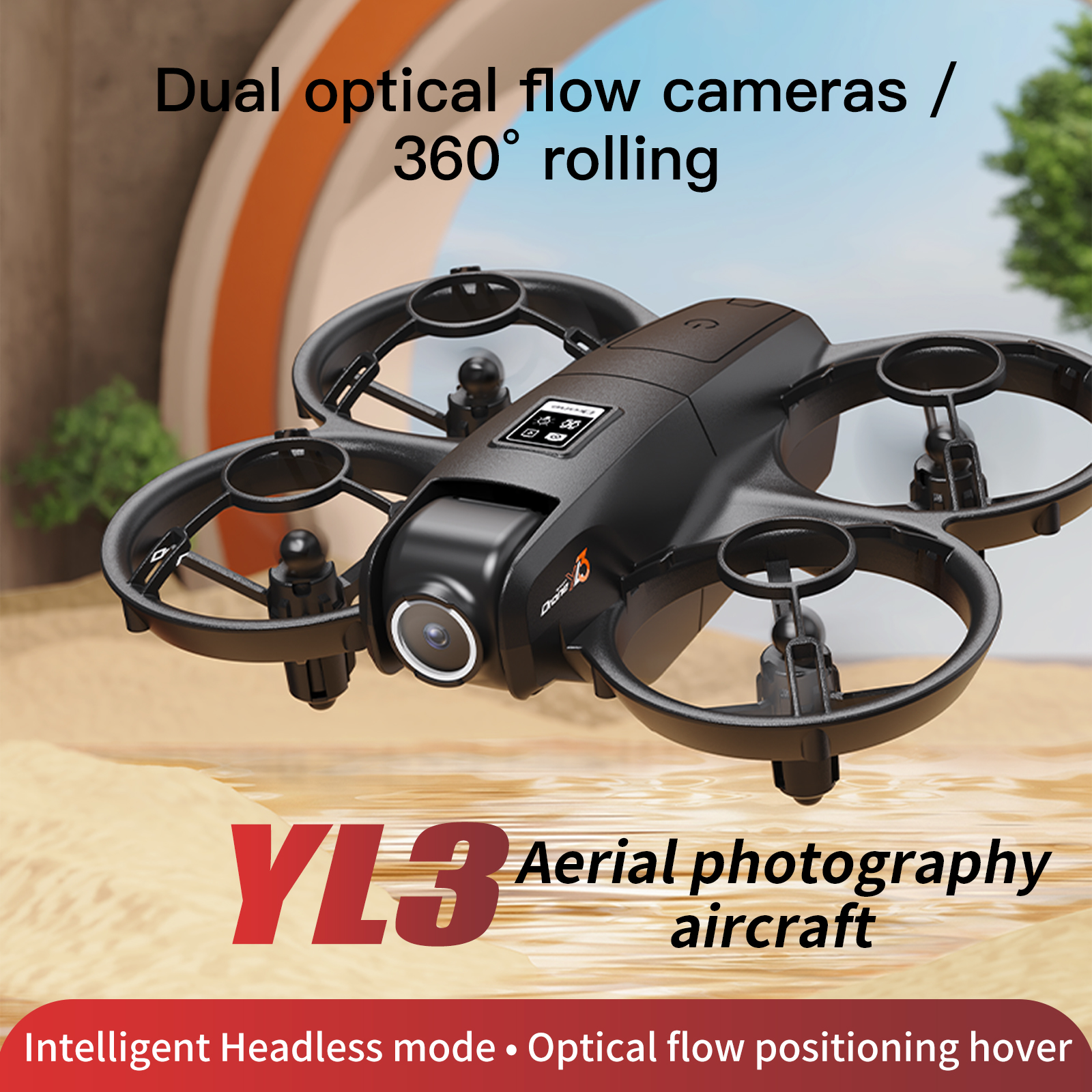 Optical Flow YT YL3 Mini Drone - Drone Rc Folding recension och pris