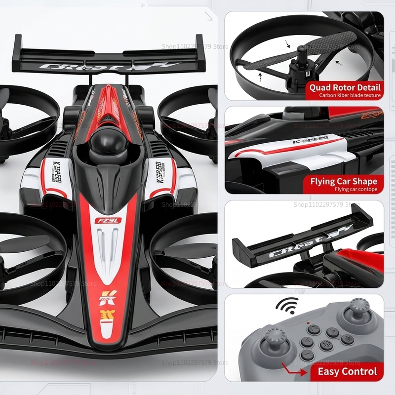 Mini RC Flying Car Transformab - Drone Without Rc recension och pris