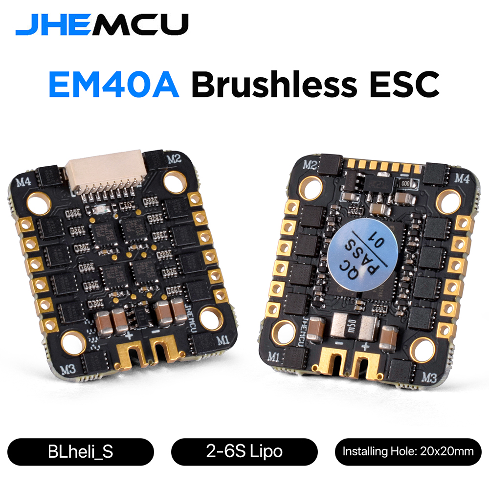 JHEMCU EM40A 40A BLheli_S 4in1 - Esc 4In1 Brushless recension och pris