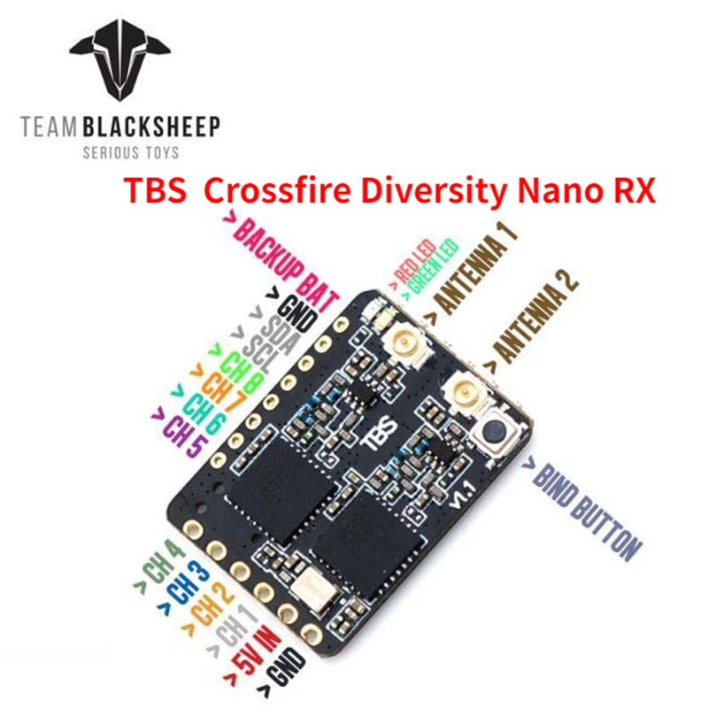 Original TBS Team BlackSheep C - Crossfire Receiver Rx recension och pris