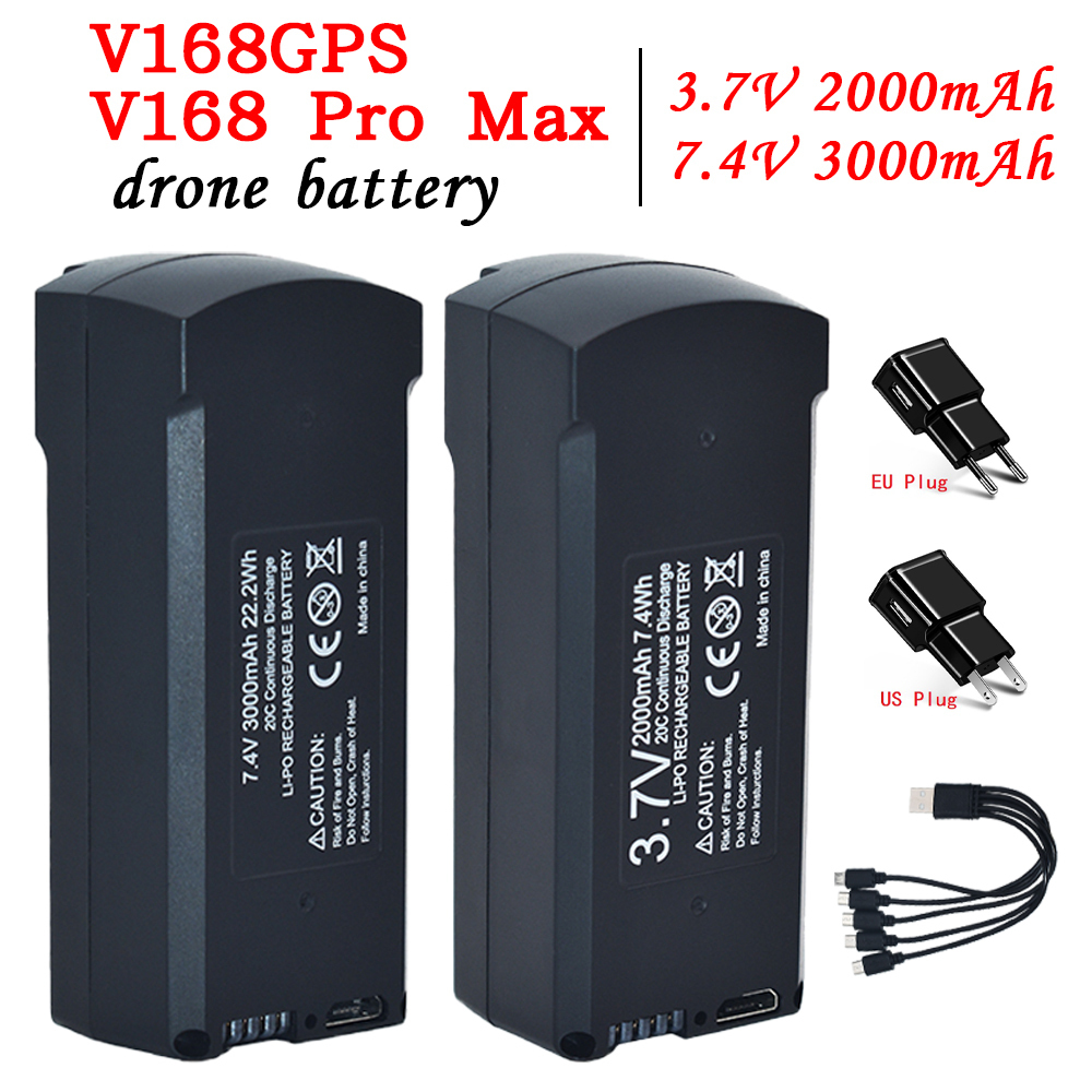 GPS V198 7.4V 3000mAh Battery  - Drone Rc Gps recension och pris