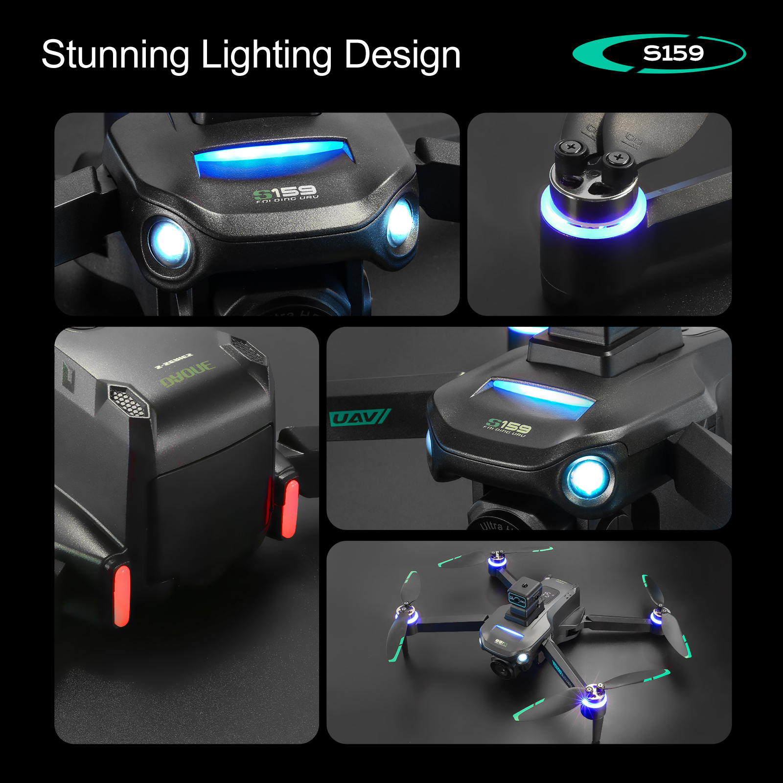S159 GPS Drone 4K Profesional  - Dron Rc Quadcopter recension och pris