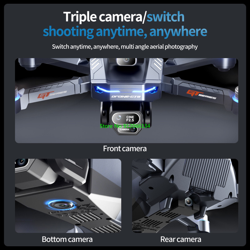 8K Obstacle Avoidance Brushles - Drone Rc Fpv Manual recension och pris