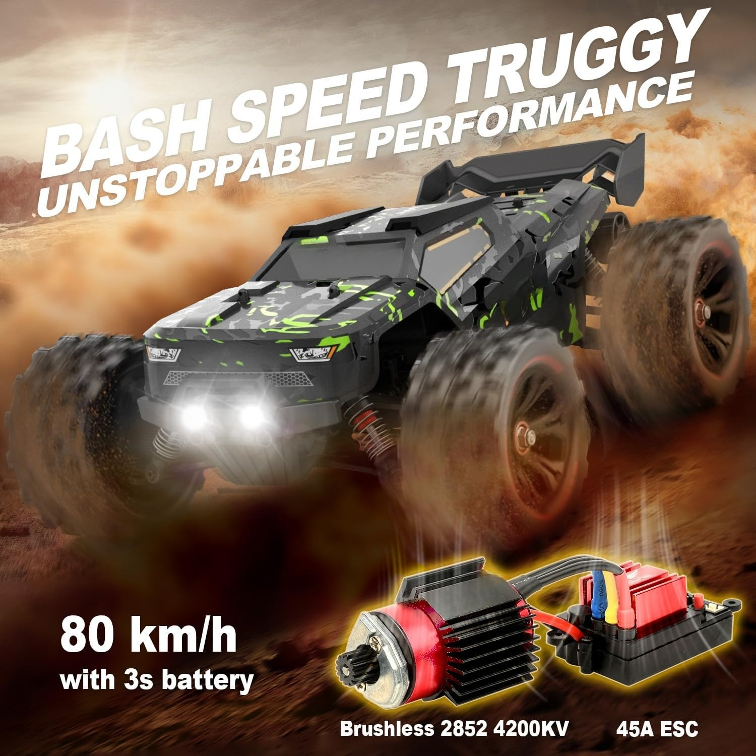 1/14 Brushless RC Cars for Adu - Drone Carrera Rc recension och pris